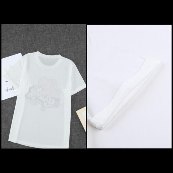 🍀HPX3🍀Just Large left LUCKY Retro Graphic Tee - Picture 4 of 7